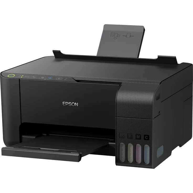Epson EcoTank ET-2710 (3-in-1) Multifunktionsdrucker - (Tintenstrahl) Farbe, Druckgeschwindigkeit: 10 s/w, 5 Farbe, Auflösung: 5760 x 1440, WLAN, Mobile Print, Wi-Fi Direct (C11CG86403) – Bild 9