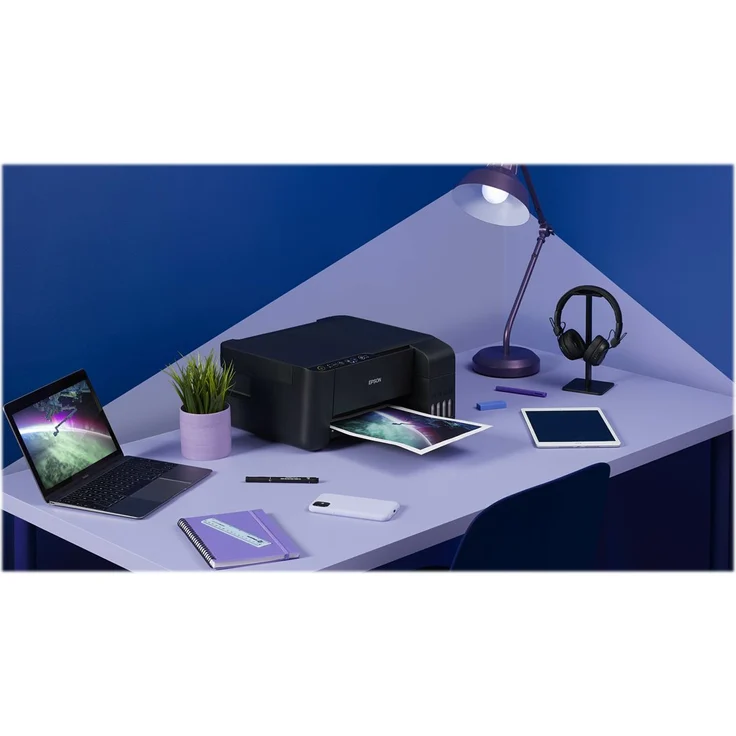 Epson EcoTank ET-2710 (3-in-1) Multifunktionsdrucker - (Tintenstrahl) Farbe, Druckgeschwindigkeit: 10 s/w, 5 Farbe, Auflösung: 5760 x 1440, WLAN, Mobile Print, Wi-Fi Direct (C11CG86403) – Bild 13