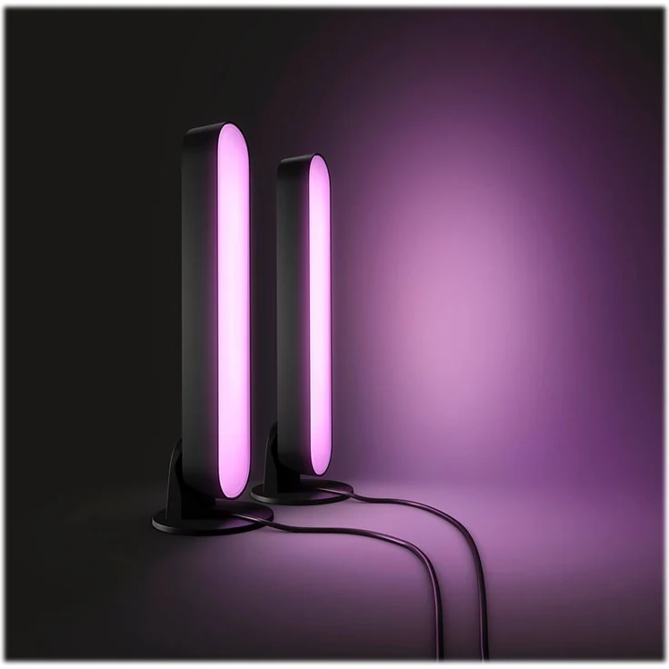 Philips Hue White and Color Ambiance Play Lightbar Doppelpack, dimmbar, bis zu 16 Millionen Farben, steuerbar via App, kompatibel mit Amazon Alexa, schwarz – Bild 11