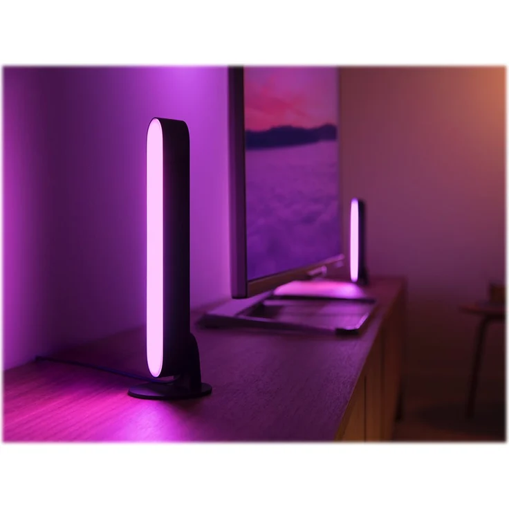 Philips Hue White and Color Ambiance Play Lightbar Doppelpack, dimmbar, bis zu 16 Millionen Farben, steuerbar via App, kompatibel mit Amazon Alexa, schwarz – Bild 10