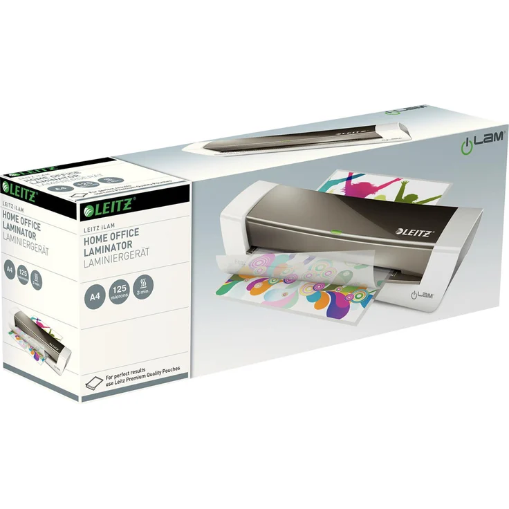 Leitz Laminiergerät, Metallic grau, A4, Home Office, iLam, WOW, 73680089 – Bild 7
