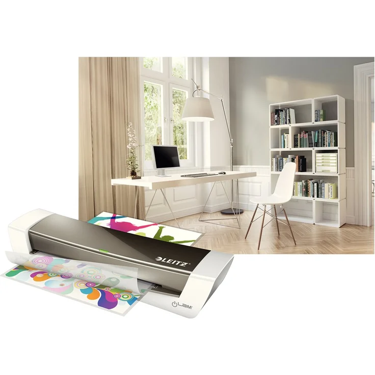 Leitz Laminiergerät, Metallic grau, A4, Home Office, iLam, WOW, 73680089 – Bild 4