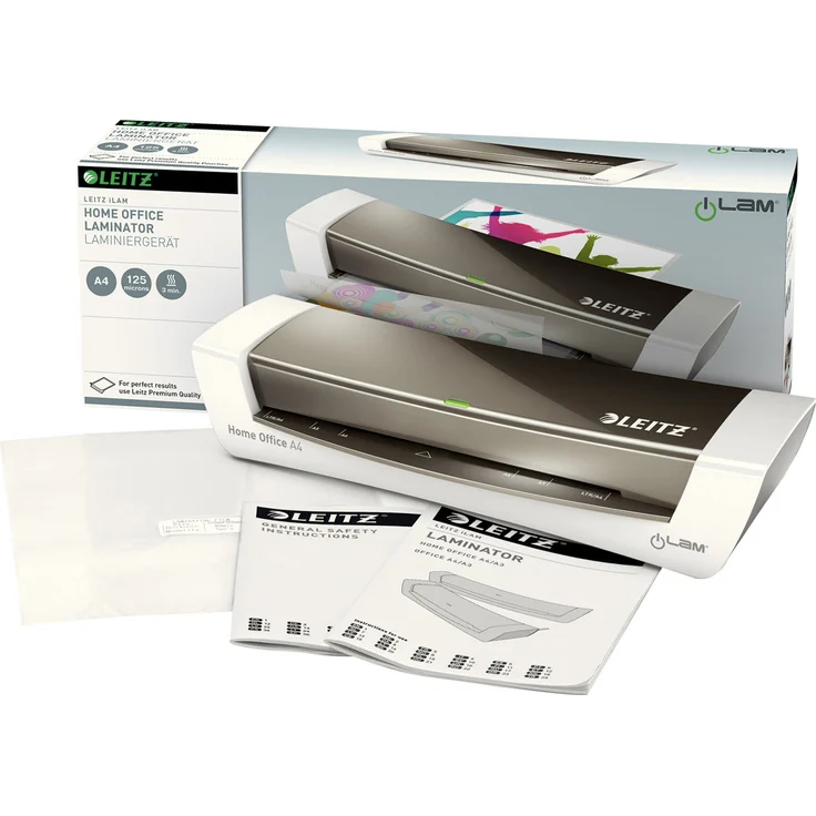 Leitz Laminiergerät, Metallic grau, A4, Home Office, iLam, WOW, 73680089 – Bild 8