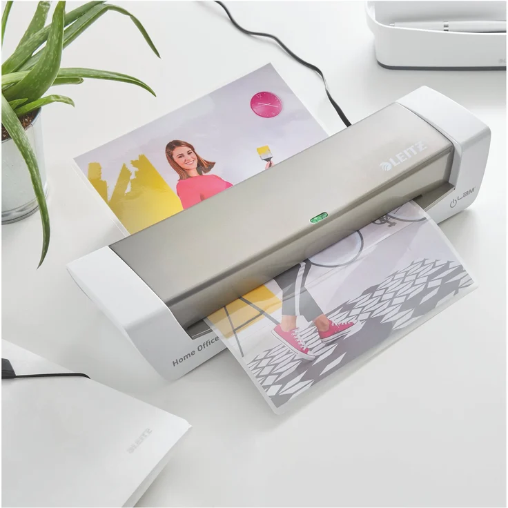 Leitz Laminiergerät, Metallic grau, A4, Home Office, iLam, WOW, 73680089 – Bild 3