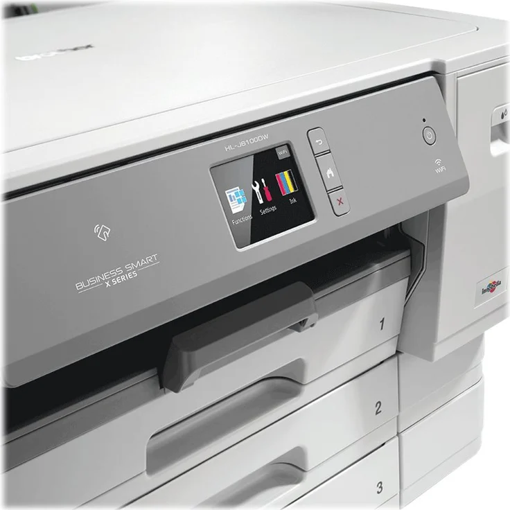 Brother HL-J6100DW - Tintenstrahldrucker, Druckgeschwindigkeit (S/min): 35 S/W, 27 Farbe, Auflösung: 1200 x 4800 (USB, LAN, WLAN, AirPrint, Mobile Print, WPS, NFC, Wi-Fi Direct, Cloud Print) HLJ6100DWRE1 – Bild 4