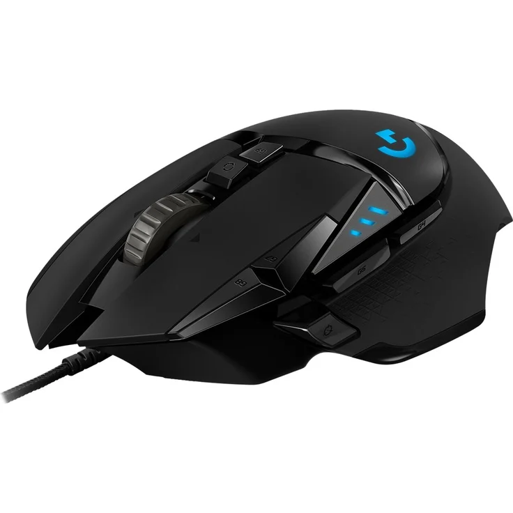 Logitech G502 HERO High-Performance Gaming Maus, HERO 16000 DPI Optischer Sensor, RGB-Beleuchtung, Gewichtstuning, 11 Programmierbare Tasten, Benutzerdefinierte Spielprofile, PC-Mac - EU-Verpackung – Bild 14