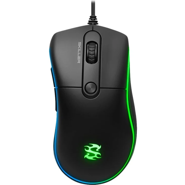 Sharkoon Skiller SGM2 RGB Gaming Maus, optisch 6400 DPI, Ergonomische Form Mehrfarbig – Bild 6