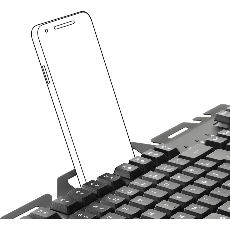 SPEEDLINK ORIOS - Tastatur - backlit - USB - Schwarz (SL-670003-BK) – Bild 5