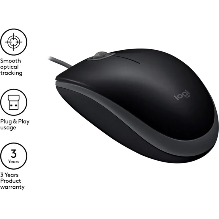 Logitech B110 Silent - Black - EMEA – Bild 8