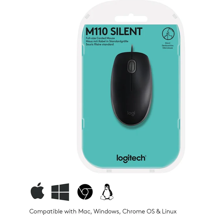 Logitech B110 Silent - Black - EMEA – Bild 6
