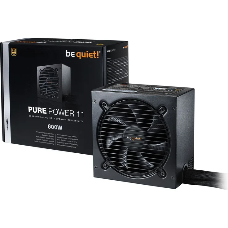 be quiet! PURE POWER 11 600W Fixed ATX Gold (BN294) – Bild 3