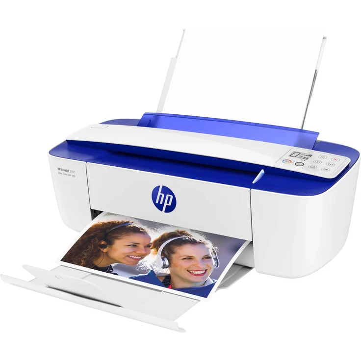 HP DeskJet 3760 (3-in-1) Multifunktionsdrucker - (Thermal Inkjet) Farbe, Druckgeschwindigkeit: 8 s/w, 5,5 Farbe, Auflösung: 1200 x 1200, USB, WLAN, AirPrint, Mobile Print, Wi-Fi-Direct (T8X19B) – Bild 8