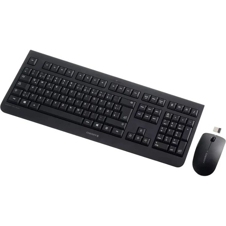 CHERRY DW 3000 - Tastatur-und-Maus-Set - kabellos - 2.4 GHz - Deutsch QWERTZ - CHERRY LPK - Schwarz, Anthrazit (JD-0710DE-2) – Bild 8