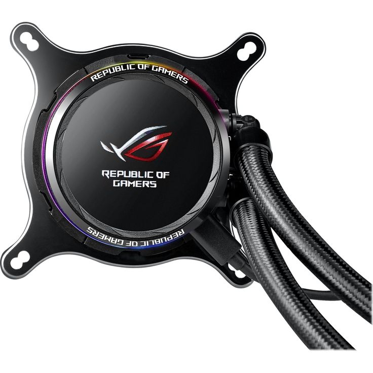 ASUS ROG Ryuo 120 All-in-One CPU-Wasserkühlung (1,77 Zoll OLED Display, Aura Sync RGB, ROG-120 mm-Lüfter) – Bild 3