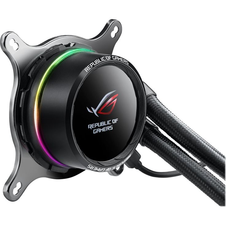 ASUS ROG Ryuo 120 All-in-One CPU-Wasserkühlung (1,77 Zoll OLED Display, Aura Sync RGB, ROG-120 mm-Lüfter) – Bild 6