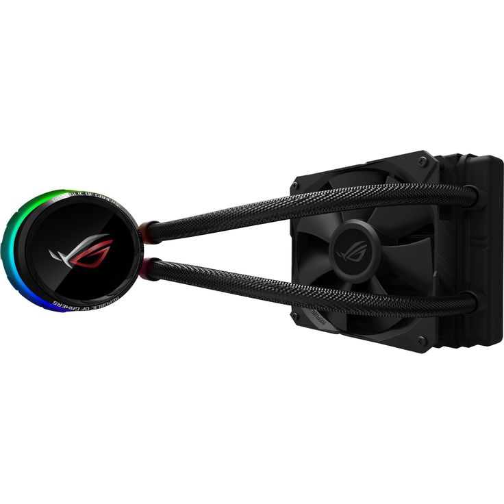 ASUS ROG Ryuo 120 All-in-One CPU-Wasserkühlung (1,77 Zoll OLED Display, Aura Sync RGB, ROG-120 mm-Lüfter) – Bild 5