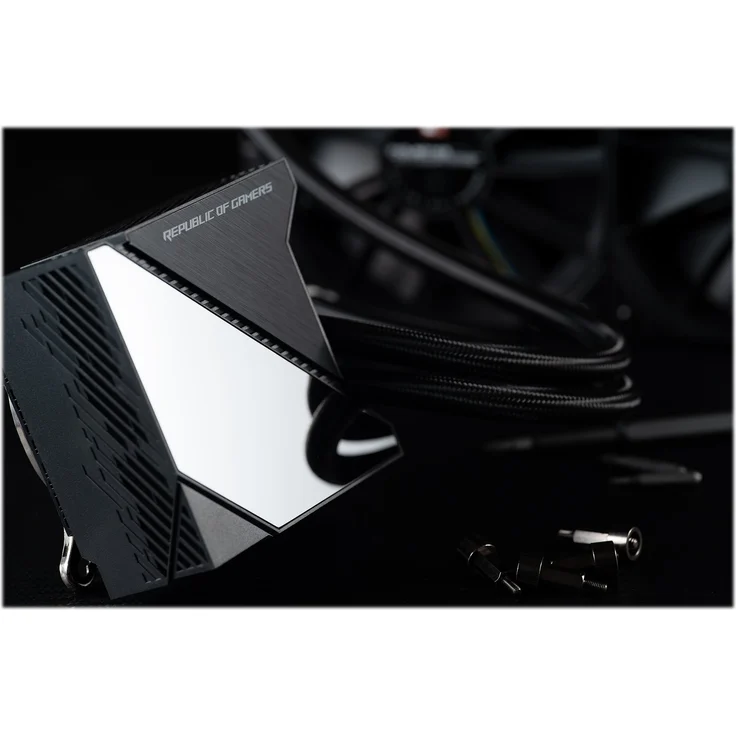 ASUS ROG Ryujin 240 All-in-One CPU-Wasserkühlung (1,77 Zoll OLED-Display, Aura Sync RGB, Noctua iPPC 2000 PWM 2 x 120 mm Radiatorlüfter) – Bild 5