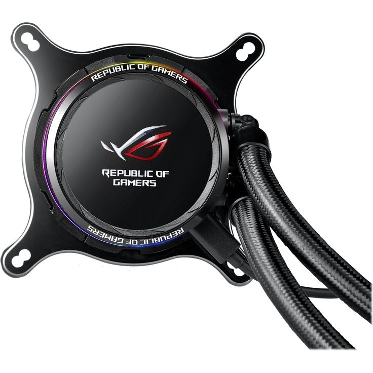 ASUS ROG Ryuo 240 All-in-One CPU-Wasserkühlung (1,77 Zoll OLED Display, Aura Sync RGB, ROG-240 mm-Lüfter) – Bild 4