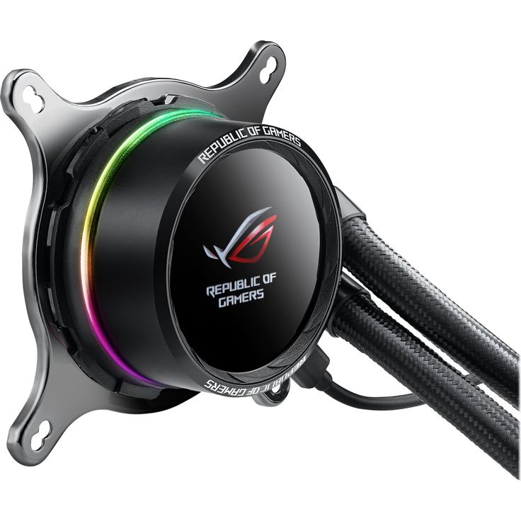 ASUS ROG Ryuo 240 All-in-One CPU-Wasserkühlung (1,77 Zoll OLED Display, Aura Sync RGB, ROG-240 mm-Lüfter) – Bild 5