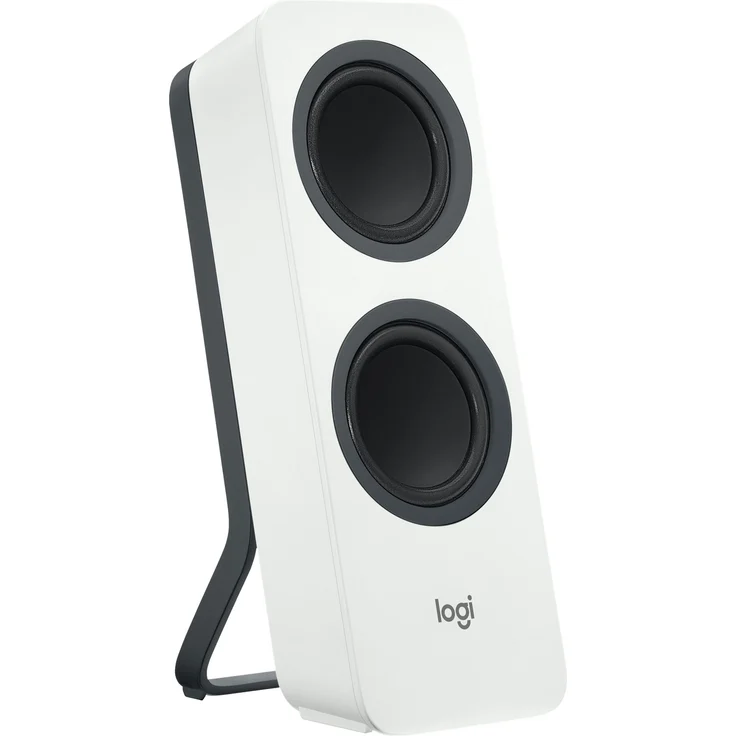 Logitech Z207 Kabellose PC-Lautsprecher, Bluetooth, Stereo Sound, 10 Watt Spitzenleistung, 3,5 mm Eingang, Kopfhörerbuchse, Easy-Switch Feature, UK Stecker, PC-TV-Tablet-Handy - weiß – Bild 3