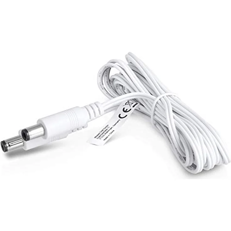 Wicked Chili 3,5m DC-Ersatzkabel kompatibel mit Phillips Hue Play Gradient Lightstrip Surround-Beleuchtung für 55, 65m 75 Zoll Fernseher, Ersatz Stromkabel für Netzteil S020YM2400083, weiß – Bild 7