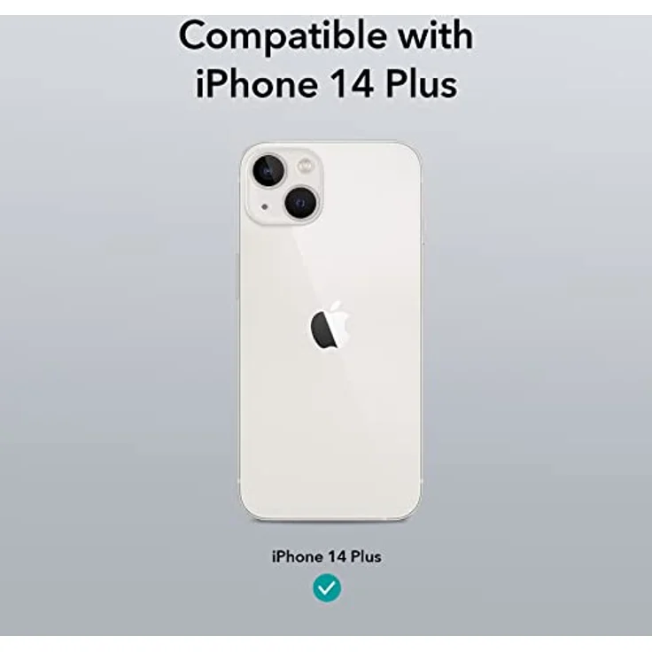 ESR iPhone 14 Plus Hülle Classic Hybrid Magnetische mit HaloLock, Klar, MagSafe kompatibel, Militärnorm Sturzschutz, Kratzfeste Rückseite – Bild 2