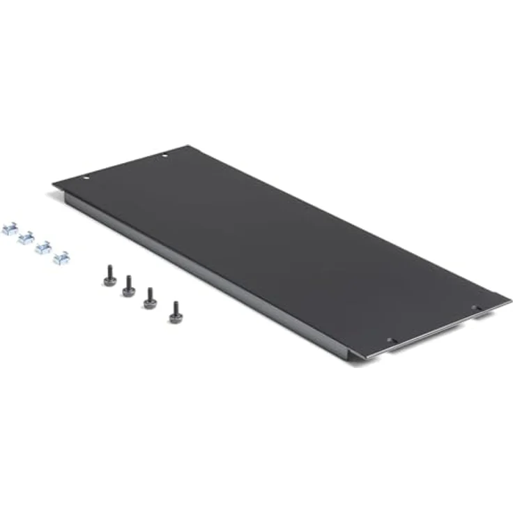 StarTech.com 4U Blindblende für 19 Zoll Rack - Stahl, Schwarz, 4RU-Rack-Füllplatte/Abstandhalter/Massivplatte, EIA-310 konform, einfache Montage – Bild 3