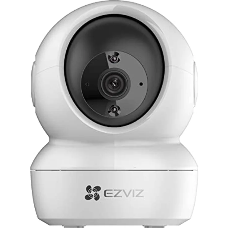 EZVIZ H6c Intelligente Schwenk/Neige WLAN Überwachungskamera mit 360°- Panoramablick, Zwei-Wege-Audio, Bewegungserkennung mit Automatische Verfolgung, Nachtsicht (bis zu 10 m) – Bild 2