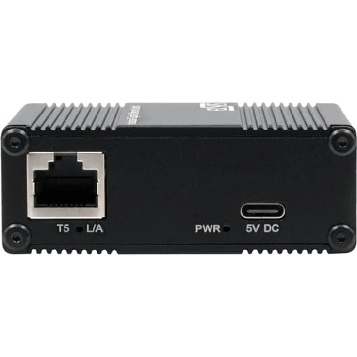 Exsys EX-62021, 5-Port Industrial Ethernet Micro Switch mit 1 Gbit/s und USB-C Stromversorgung, Schwarz – Bild 5