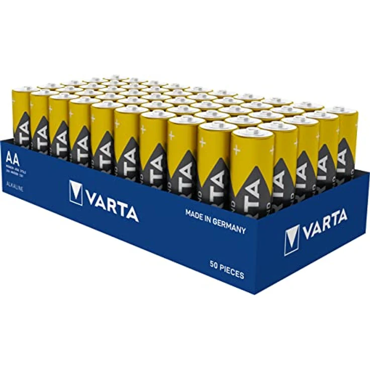 VARTA Batterien AA, 50 Stück, Power on Demand, Alkaline, 1,5V, Vorratspack, smart, flexibel, leistungsstark, ideal für Computerzubehör, Smart Home Geräte, Made in Germany [Exklusiv bei Amazon] – Bild 2