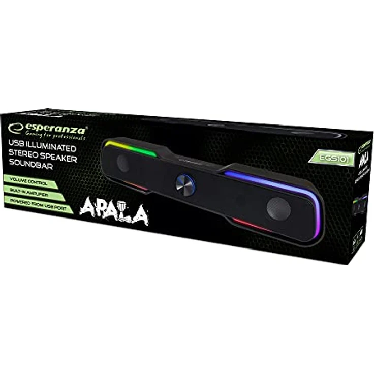 CNCPRINT BARRA DE SONIDO USB Esperanza LED Rainbow APALA EGS101 – Bild 3