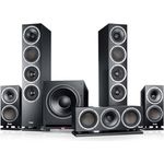 Teufel Theater 500 Surround 5.1 Heimkino-Set - Mächtiger Subwoofer, präzise Ortung bei Games - schwarz