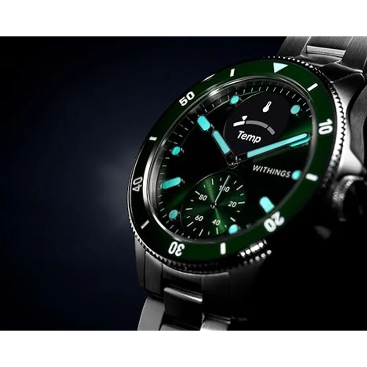 Withings ScanWatch Nova, Hybrid Smartwatch Herzgesundheit für M&F - EKG, SPO2, Temperaturüberwachung, Schlaftracking, Atemwegsgesundheit, Zyklustracking, 30 Tage Akkulaufzeit, iOS & Android – Bild 3