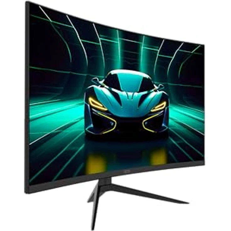 Odys XP32 PRO-X - Curved Gaming Monitor 32 Zoll (80 cm), WQHD, 180 Hz, 1 ms Reaktionszeit (MPRT), HDR, 1500R, FreeSync/G-Sync, Eye Care, HDMI, Display Port, 3,5mm Audio – Bild 2
