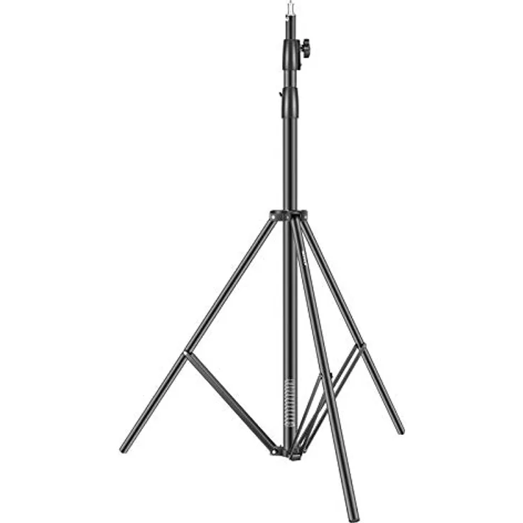 NEEWER Schwerlast Lichtstativ 10ft/3m, Verstellbar, federgepolstertes Design, metallisch, maximale Tragfähigkeit 8 kg, leicht und mobil