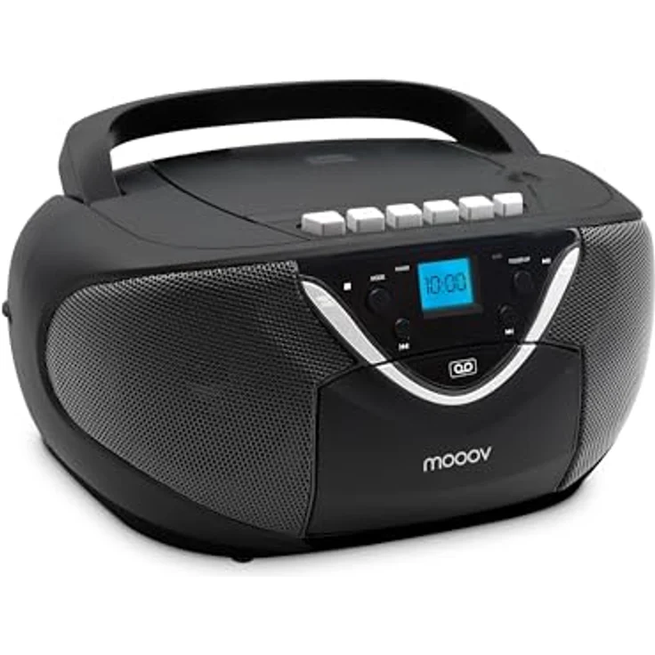 Metronic 477131 CD--Kassettenradio schwarz – Bild 2