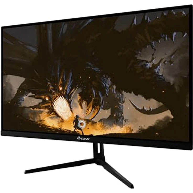 Arozzi Nova 27” Gaming Monitor, QHD 1440p, IPS, 180Hz, Adaptive Sync, HDR10, flimmerfrei, 100% sRGB, Schwarz – Bild 1