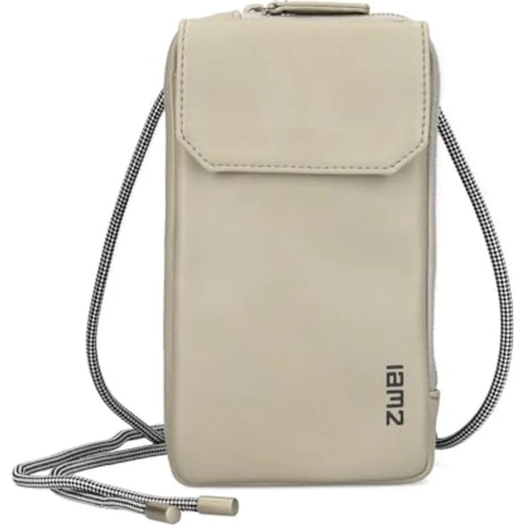 Zwei Mademoiselle.M Handytasche 10 cm aus 100% Polyurethan, gelb, 10 cm x 3 cm x 19 cm – Bild 4