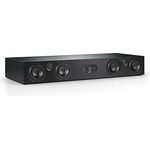 Nubert nuBoxx AS-425 max | Schwarze Soundbar mit schwarzer Front | Soundplate für Streaming | TV-Lautsprecher mit Bluetooth aptX HD | Soundbase mit 220 W | Stereobase mit Sprachoptimierung | Sounddeck