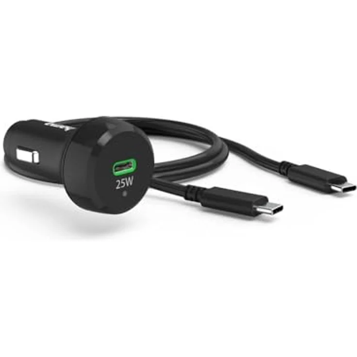 Hama Kfz-Ladeset USB-C, 25 Watt, Schwarz – Bild 3