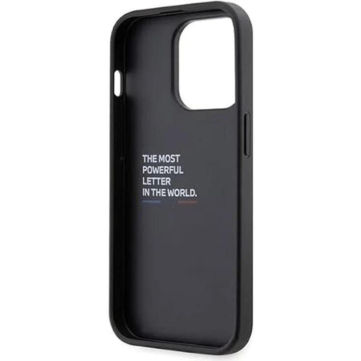 BMW Grip Stand Hot Stamp iPhone 14 Pro Case - Schwarz, mit M Performance Design, Wrist Strap und integrierter Standfunktion – Bild 7