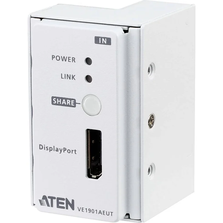 ATEN VE1901AEUT IP Modul für KVM Switche, 4K DisplayPort und VGA bis 4096 x 2160 Pixel, inklusive PoH und Anti-Jamming Technologie