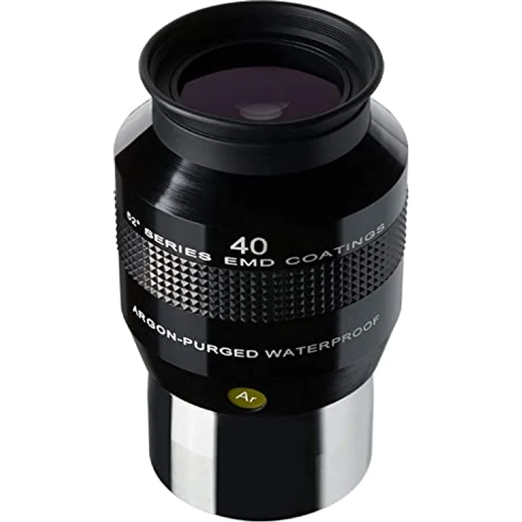 Explore Scientific 52° LER Okular 40mm Ar (2") für Teleskope mit hochwertiger EMD Vergütung, wasserdicht mit Argon-Schutzgasfüllung – Bild 1