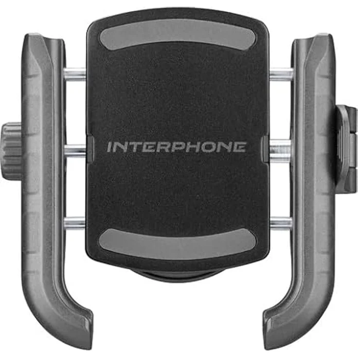 Interphone CRAB Smartphone Halterung zur Lenkermontage, Anti-Vibrationsmodul, Schwarz – Bild 2