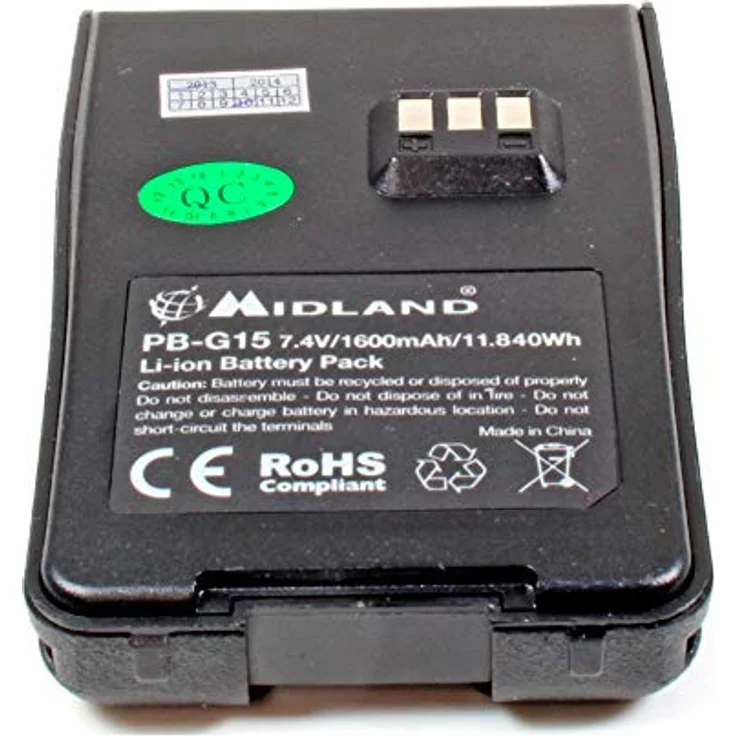 Midland C1128 PB-G15 Li-Ion 1600 mAh Batterie – Bild 4