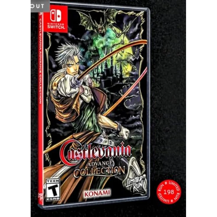 Limited Run Castlevania Advance Collection Classic Edition – Aria of Sorrow Cover, Nintendo Switch Game mit exklusivem Artwork – Bild 1