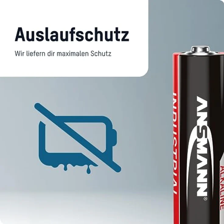 ANSMANN Industrial Alkaline Batterie Mignon AA LR6 Longlife Alkalibatterie Industriebatterie für hohen Strombedarf (10er Pack) – Bild 5