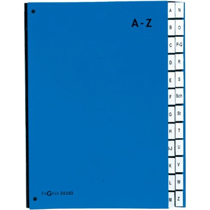 Pagna 24249-02 Color Pultordner A-Z 24 Fächer blau – Bild 2