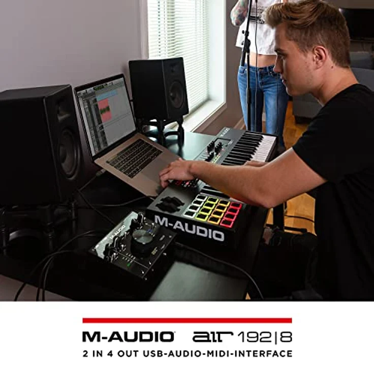 M-Audio AIR 192|8 - 2-in-4-out-USB Audio - MIDI-Schnittstelle mit ProTools und Ableton Live Recording Software mit Studio Effekten & Instrumenten – Bild 8