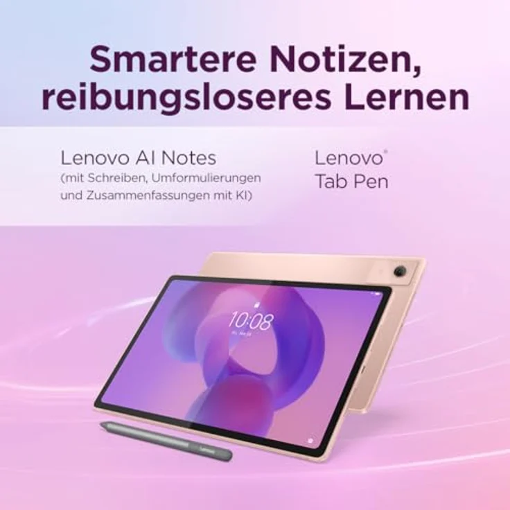 Lenovo Idea Tab Plus, 12.1" Tablet mit MediaTek Dimensity 6400 Prozessor, 128 GB Speicher, 8 GB RAM, Android 15, schwarz – Bild 8